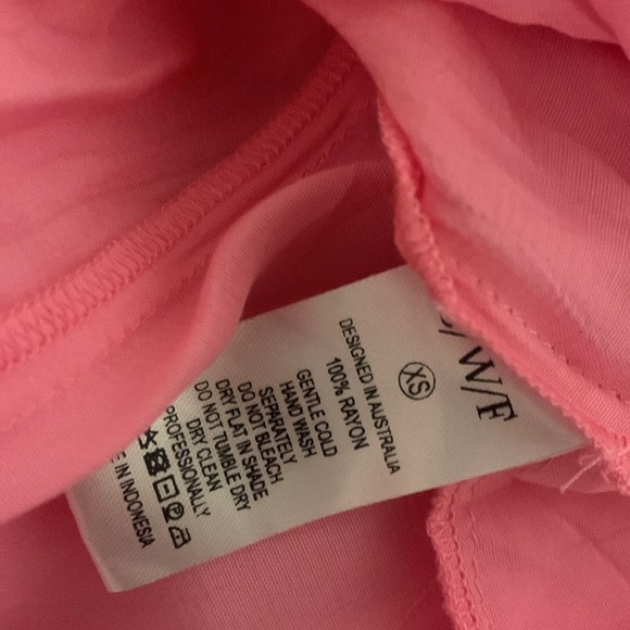 SWF Sunset Dress in Resurrection Pink‎ Size XS  maxi classic elegant romantic - Picture 3 of 13